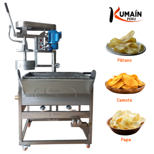 Rebanadora + freidora automática