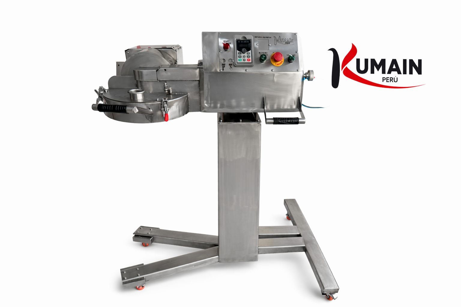 Rebanadora Industrial con sistema de volteo 1